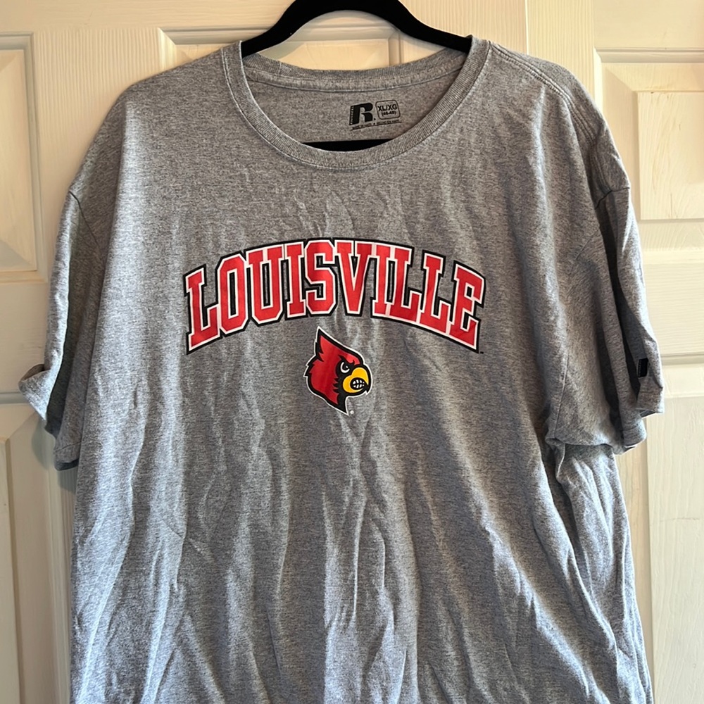 Louisville Cardinals Gray T Shirt
